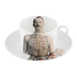 The New English - The New English Anatomica Coffee Cup and Saucer - Mugs