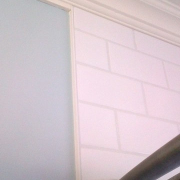 white bathroom renovation