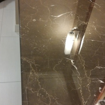 Marble vanity crack repair