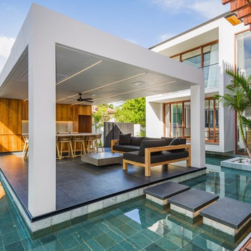 Water House by Chris Clout Design. Constructed by David Radic Prestige Homes