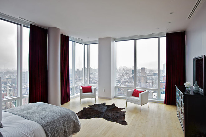 Contemporary Bedroom by Marie Burgos Design