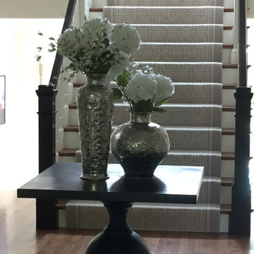 Transitional Staircase for an active Family in Dedham - Classic with an Edge!