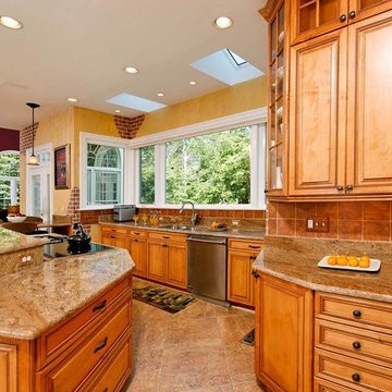 Custom Paint Job, Cabinets Bring Kitchen to Life