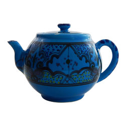 Le Souk Ceramique - Stoneware Teapot Sabrine Design - Teapots
