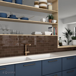 Village Walnut Brown - Mosaic Tiles