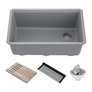 Metallic Grey 30 Inch Sink
