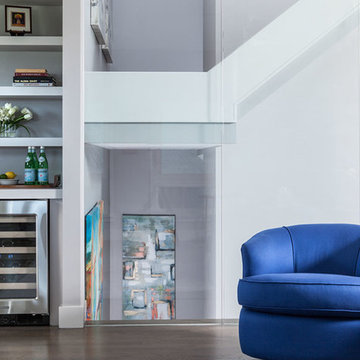 Coastal Contemporary Living Room