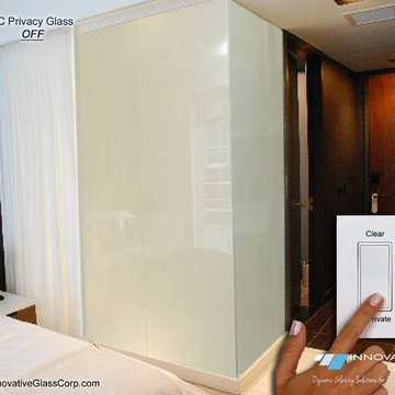 Switchable Privacy Glass Bedroom/Bathroom Divider Wall