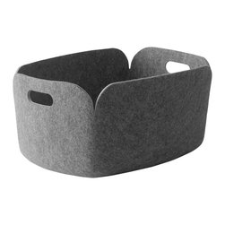 Muuto Restore Storage Basket - Grey - Storage Baskets