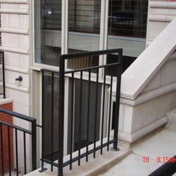 Entrance stairs iron railing - Products