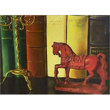 Harry Lane, Red Charger, Oil Painting