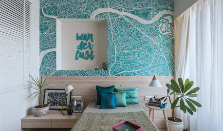 Mumbai Houzz Tour: Colour and Personality in a Family Flat