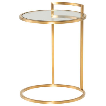 Lily Side Table, Gold