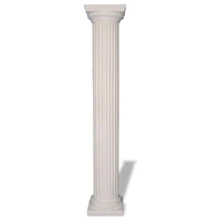 Doric Column, Limestone, 13x13x95
