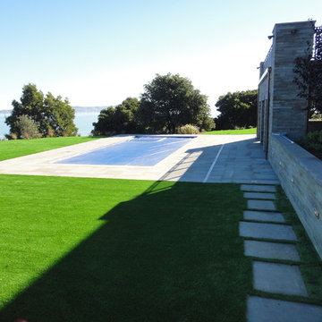 Bluestone pool decking