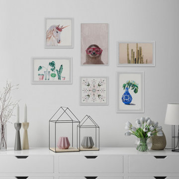Ethereal Renaissance Hexaptych