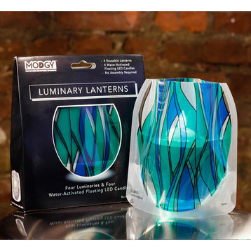 Modgy Expandable Luminary Lantern, Heedo, 4-Pack