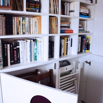 Création d'un bureau-bibliothèque sur-mesure • Houilles 78