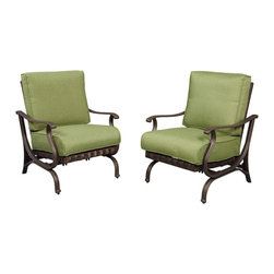 Pembrey Patio Lounge Chair with Moss Cushion (2-Pack) - Products