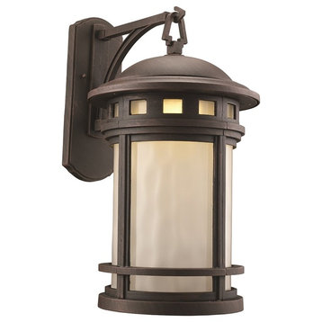 Trans Globe  Lighting, 40374 Boardwalk 24" Postmount Lantern