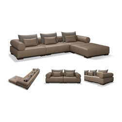 Leather Sofa Rubino by Seduta d'Arte made in Italy | NJ, PA, CT, NY - Sofas And Sectionals