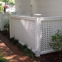 Lattice Enclosure with LifeGuards - Sheds