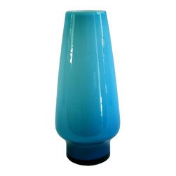 EMPOLI TEAL TAPERED VASE - Vases