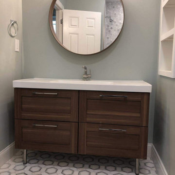 15th St. Contemporary Basement Remodel