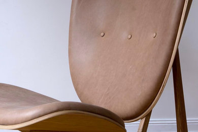 Elephant Chair, Natural - Vintage Leather: Camel
