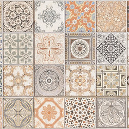 Home Decor Line - Persian Tiles Vinyl Runner Peel and Stick Foam Tiles - Wall And Floor Tile
