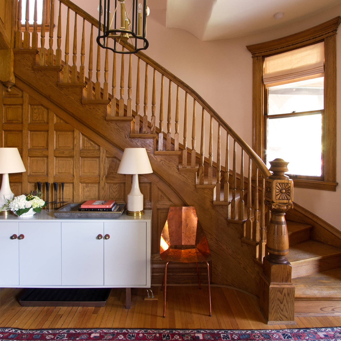 Victorian Front Entry Stairway
