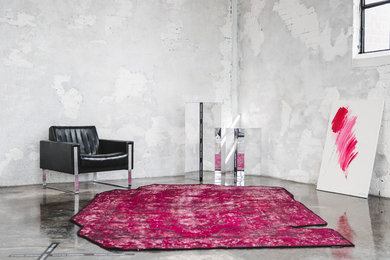 STUDIO ORIGINAL. - Artificial Carpet - Red - 285cm x 195cm