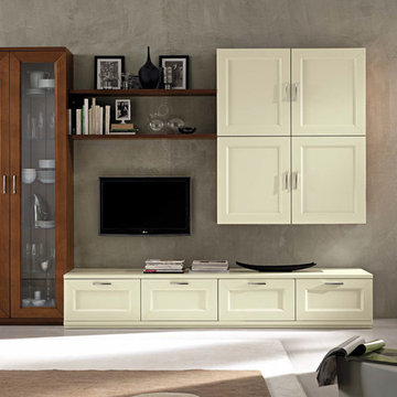 Contemporary Wall Unit Paris 610 by Artigian Mobili Italy - $4,135.00
