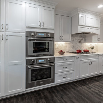 Family Enjoys of a New Powder Room, Kitchen, and Garage in a Vienna VA Addition