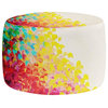 Creation in Color 1 Pouf Chair Foot Stool, Round 20"x14"