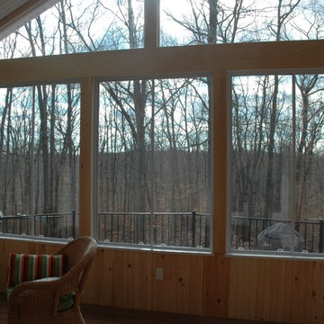 An outdoor oasis in Ivoryton, CT serves as an outdoor getaway