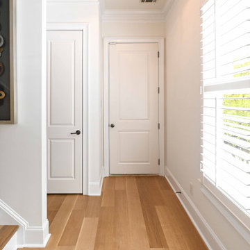 7-Inch Rift and Quartered White Oak Engineered Installation, Site-Finished in Ch