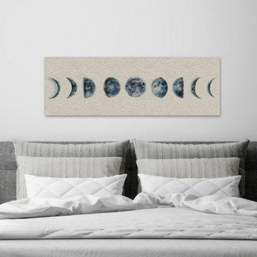 "Moon Shapes" Painting Print on Wrapped Canvas