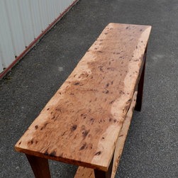 Live Edge Hickory Sofa Table - Side Tables And End Tables