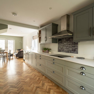 Green Shaker Kitchen in Princes Risborough