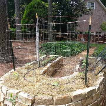 Rock Raised Veggie Garden Bed