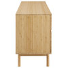 Greenington Monterey Solid Moso Bamboo 4 Drawer Double Dresser | Wheat