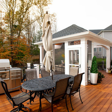 Design Builders screened porch & Zuri deck in Bowie, Prince George's County MD