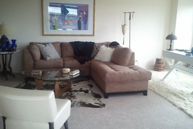 Elegant living room photo in Philadelphia