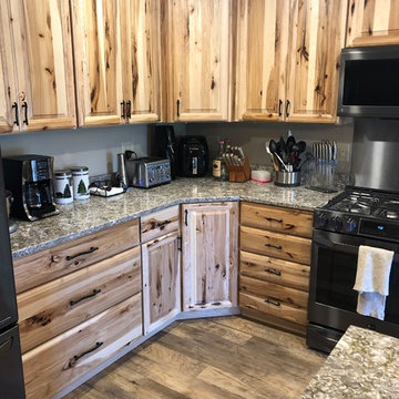 Rustic Hickory kitchen