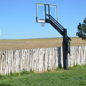 Jason B's Pro Dunk Platinum Basketball System on a 56x56 in Estancia, NM
