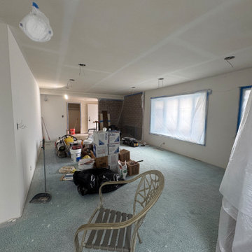 Home Remodel/ One Bath/paint/popcorn removal/LED Can lights/baseboards/Flooring