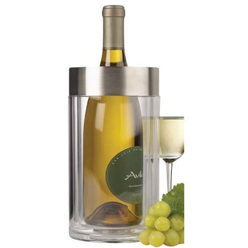PRODYNE A901 Acrylic Steel Wine Cooler Iceless Thick Exterio