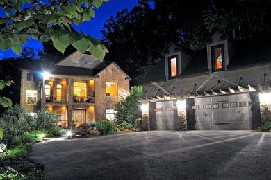 Inspiration for a contemporary exterior home remodel in Other