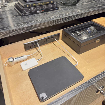 High-End Closet Drawer with In-Drawer Power